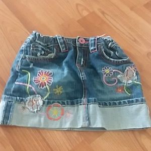 Girls jean skirt